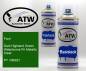 Preview: Ford, Dark Highland Green Waterborne Pri Metallic Clear, PY / M6921: 400ml Sprühdose + 400ml Klarlack - Set, von ATW Autoteile West.